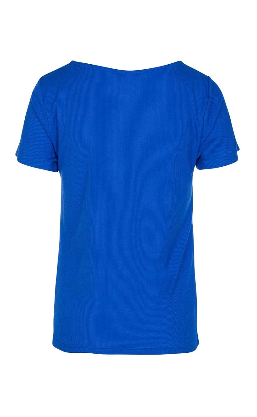 Luxzuz T-shirt - Klaudine - Dazzling Blue