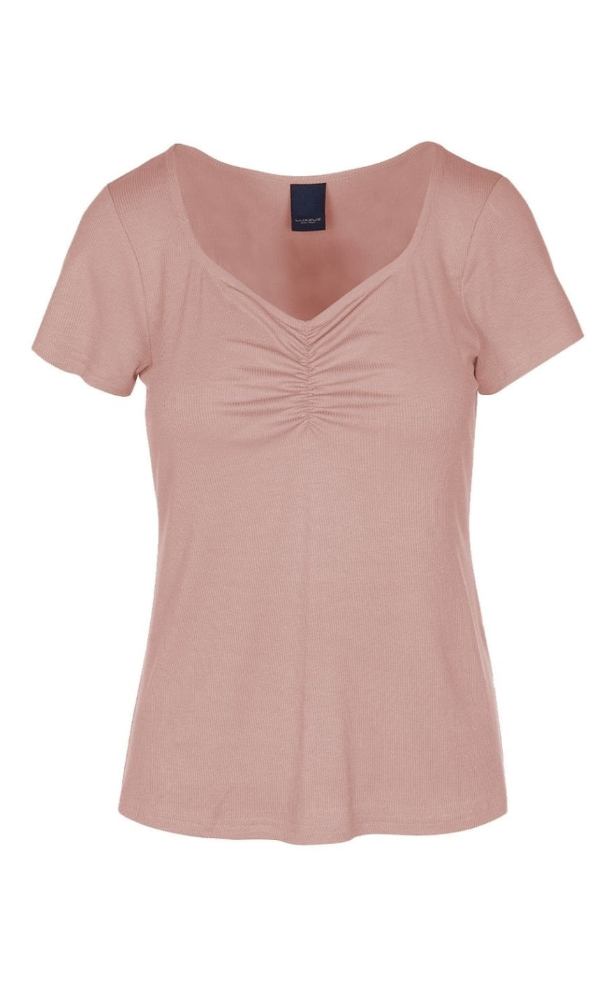Luxzuz T-shirt - Klaudine - Ginger Snap