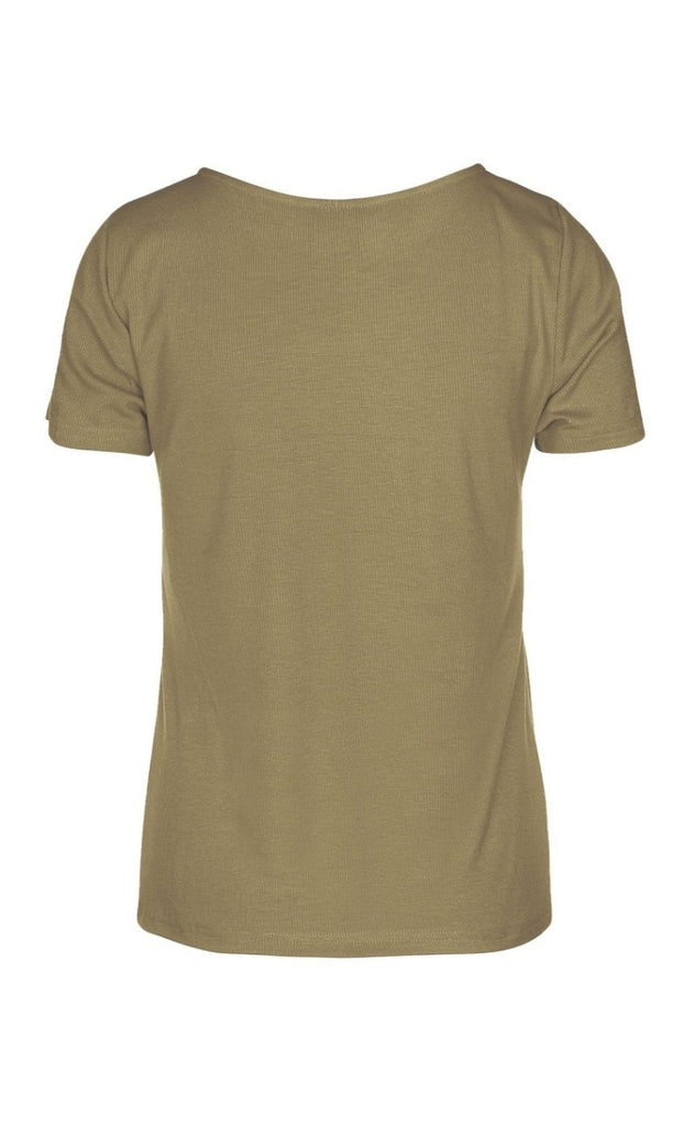 Luxzuz T-shirt - Klaudine - Olive Dab
