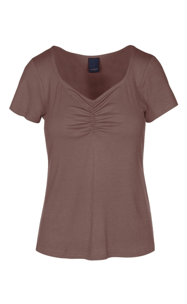 Luxzuz T-shirt - Klaudine - Pine Bark