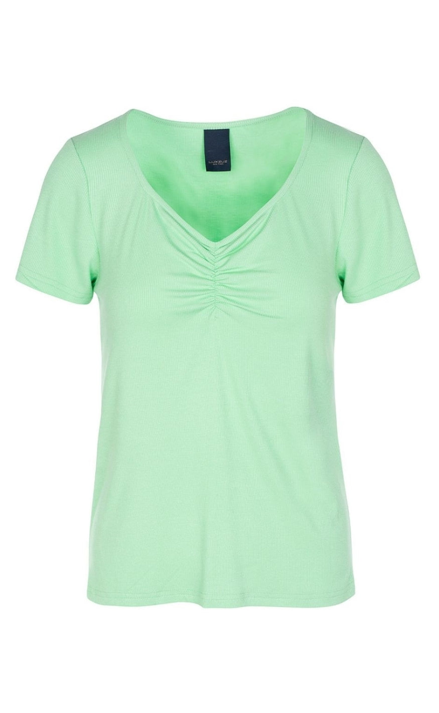 Luxzuz T-shirt - Klaudine - Poisen Green
