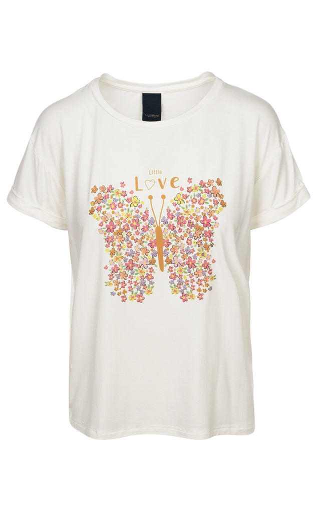 Luxzuz T-shirt - Love - Cream