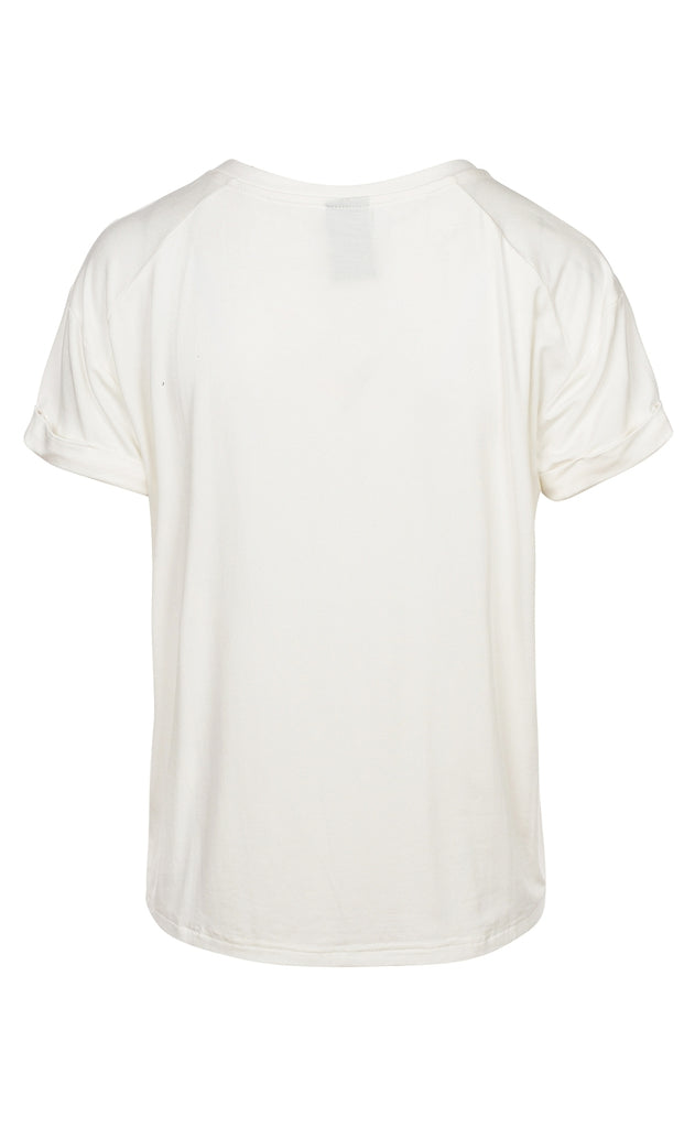 Luxzuz T-shirt - Love - Cream