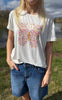 Luxzuz T-shirt - Love - Cream
