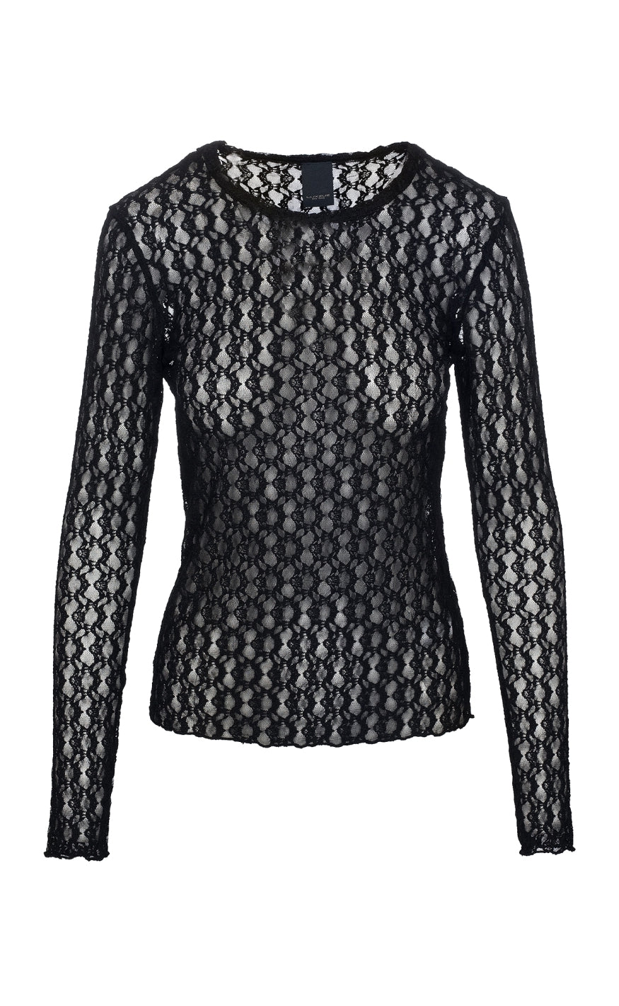 Luxzuz T-shirt - Sigba Lace - Black
