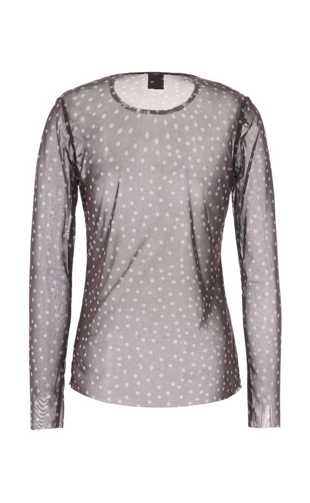 Luxzuz T-shirt - Sigborg Dot Mesh - Blue Fog