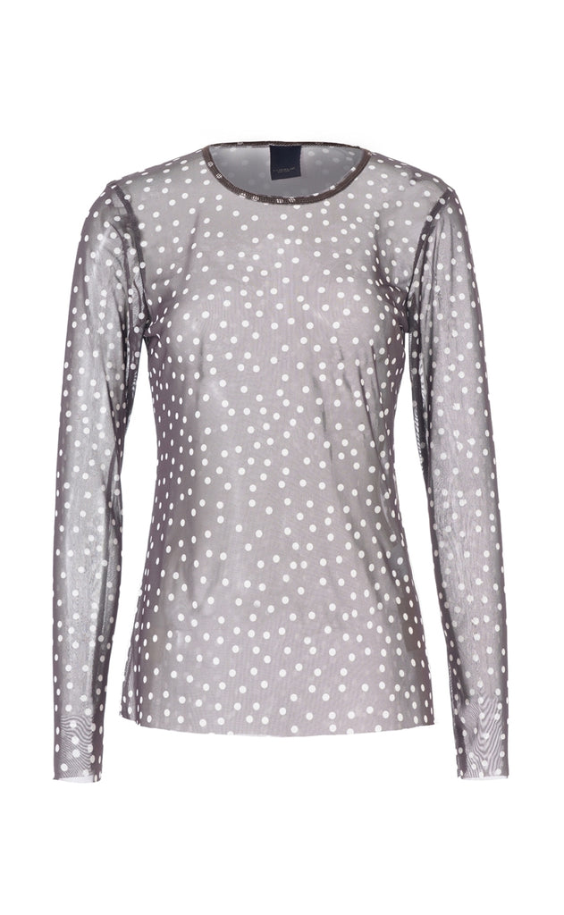 Luxzuz T-shirt - Sigborg Dot Mesh - Delicioso