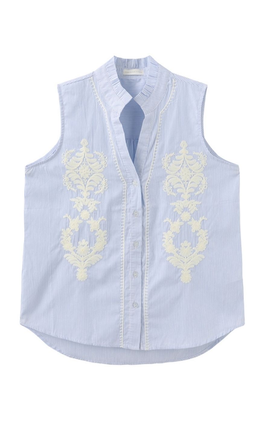 Luxzuz Top - Aleksandrine - Bright Blue