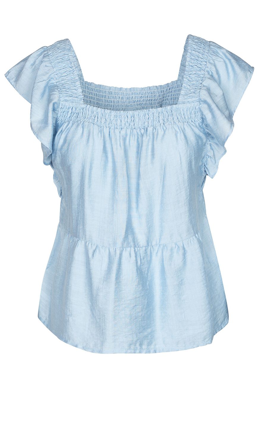Luxzuz Top - Rufusine - Chambray Blue