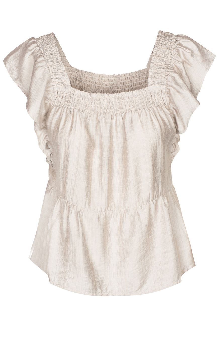 Luxzuz Top - Rufusine - Sandshell