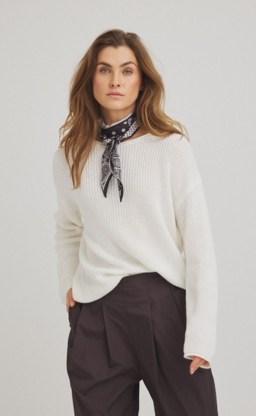 Luxzuz Tørklæde - Lungo - Oyster Gray
