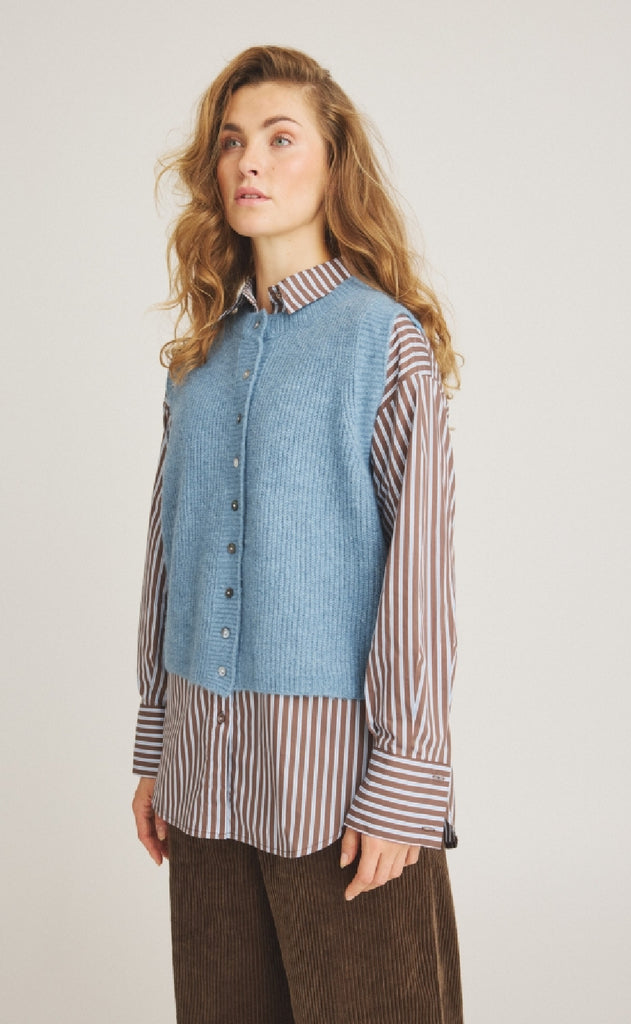 Luxzuz Vest - Bit - Stonewash