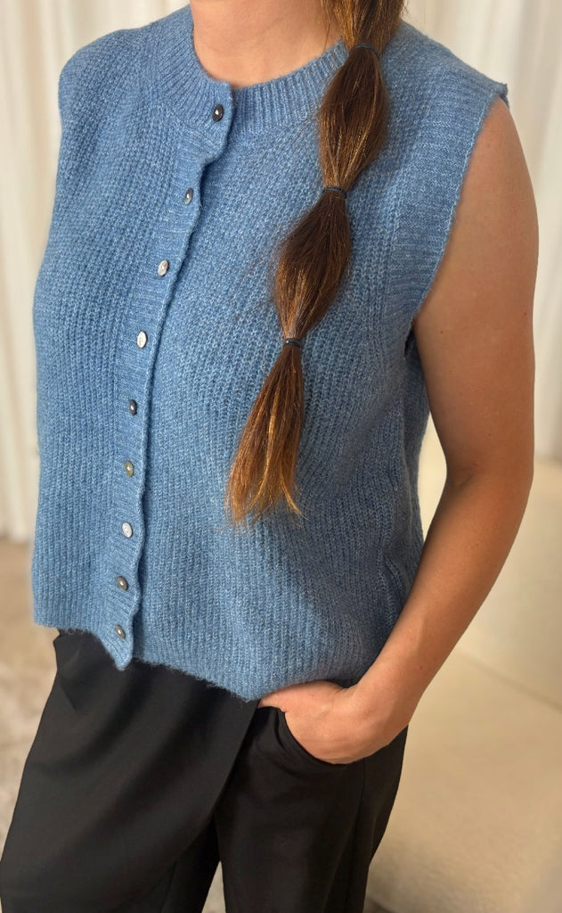 Luxzuz Vest - Bit - Stonewash