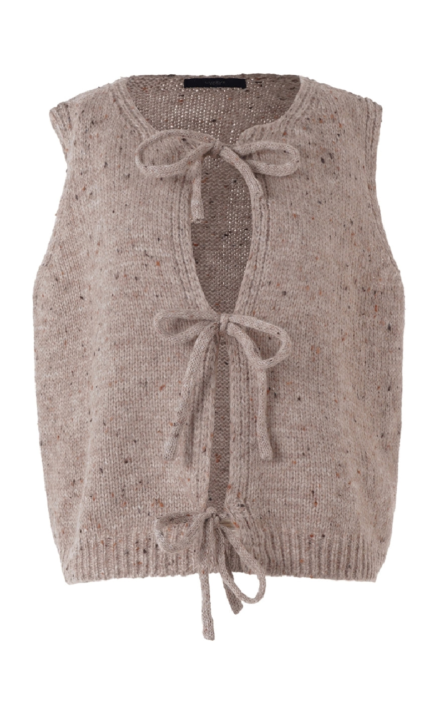 Luxzuz Vest - June - Deep Taupe