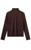 MKxH2O Bluse - High Neck - Dark Brown