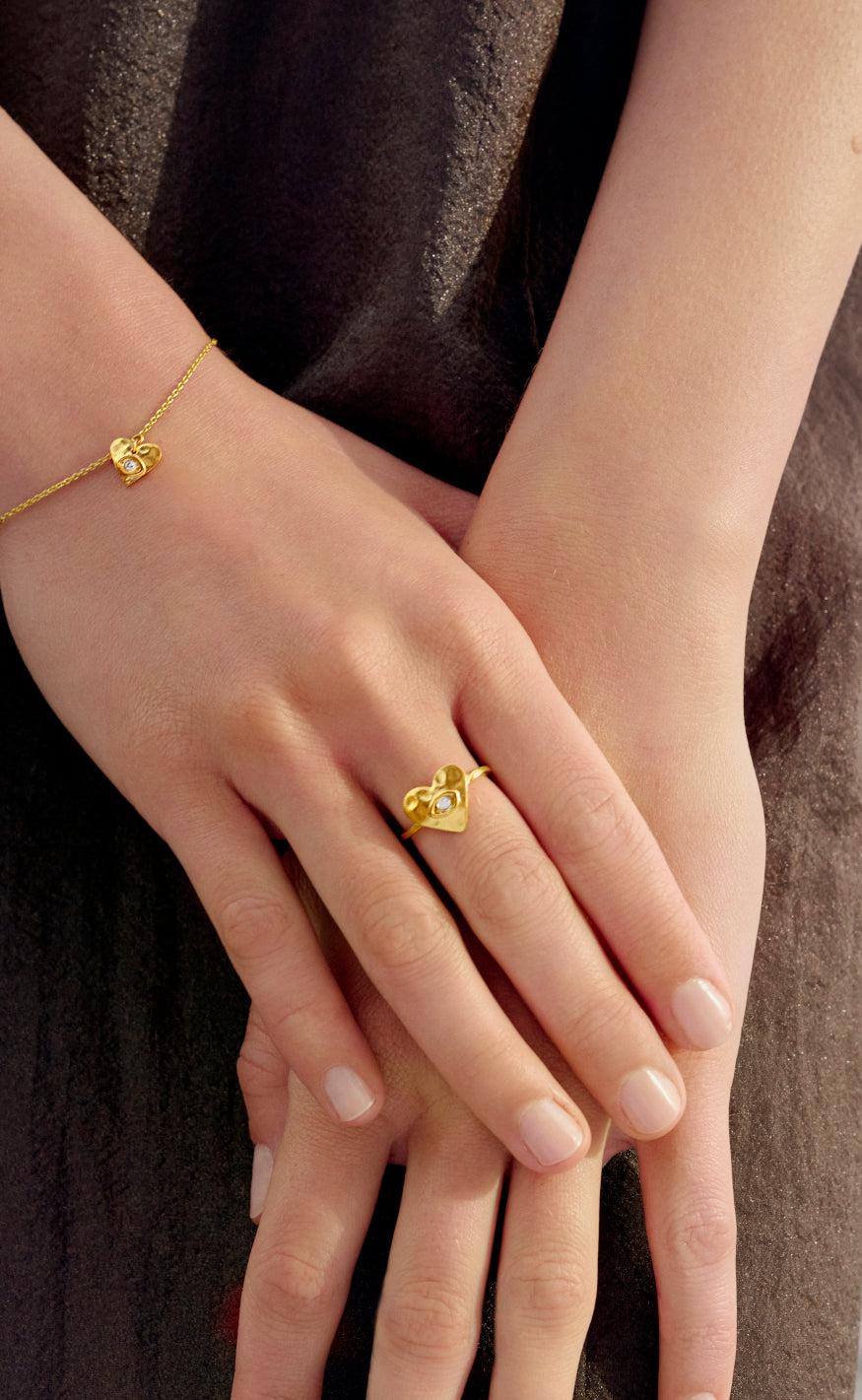 Maanesten Armbånd - Stacia - Gold Colour