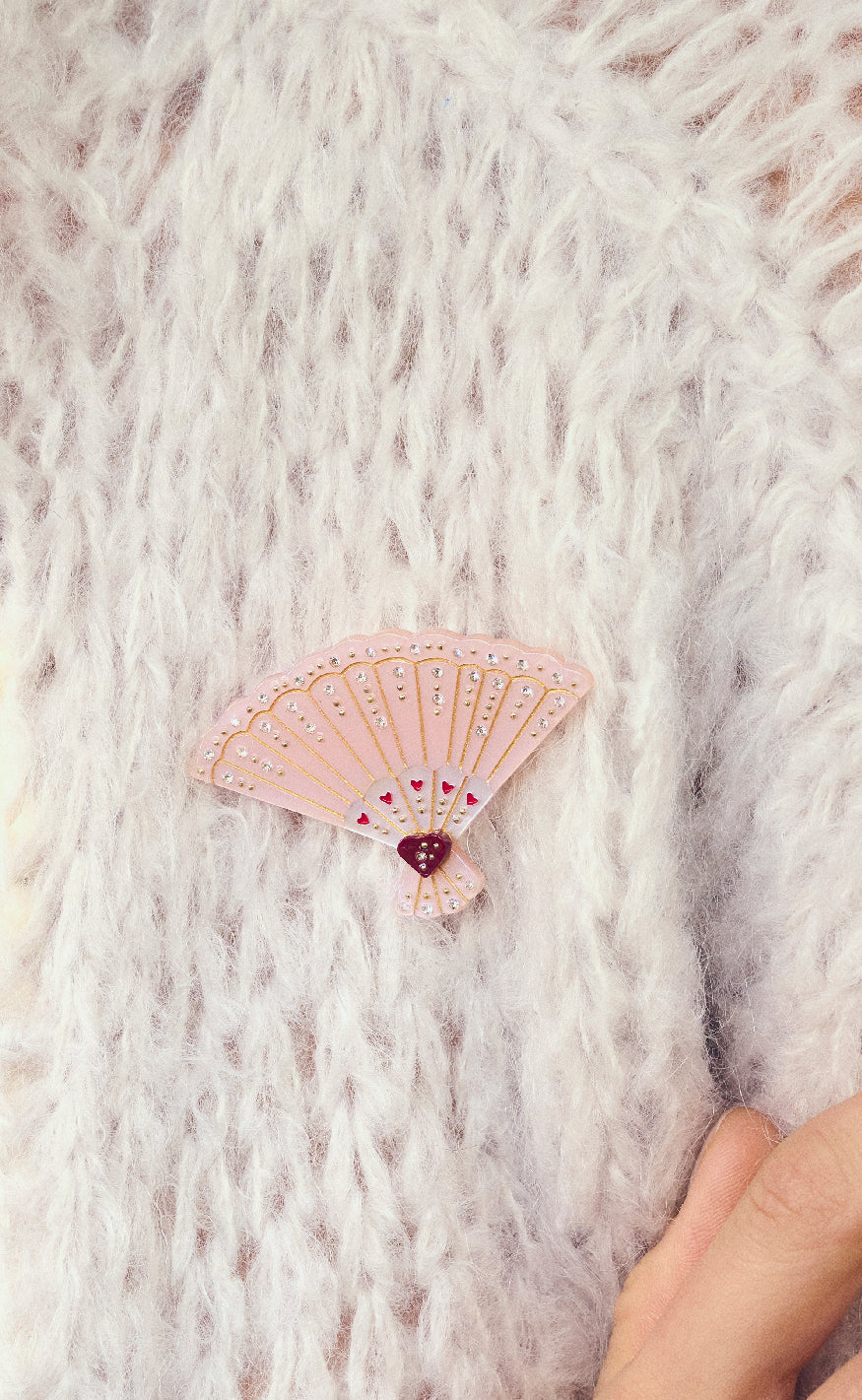 Maanesten Broche - Ili - Blush