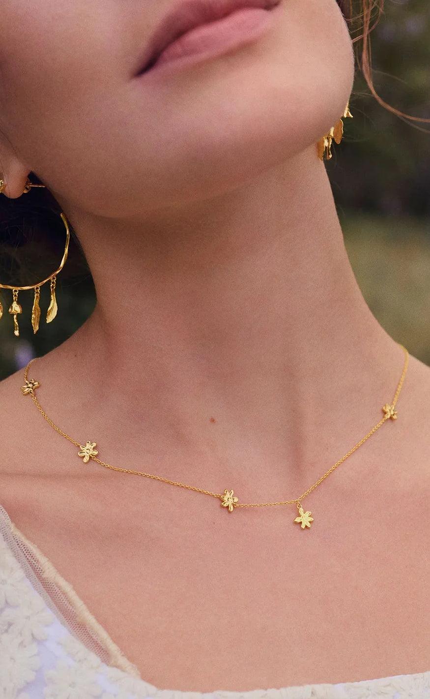 Maanesten Halskæde - Betty - Gold Colour