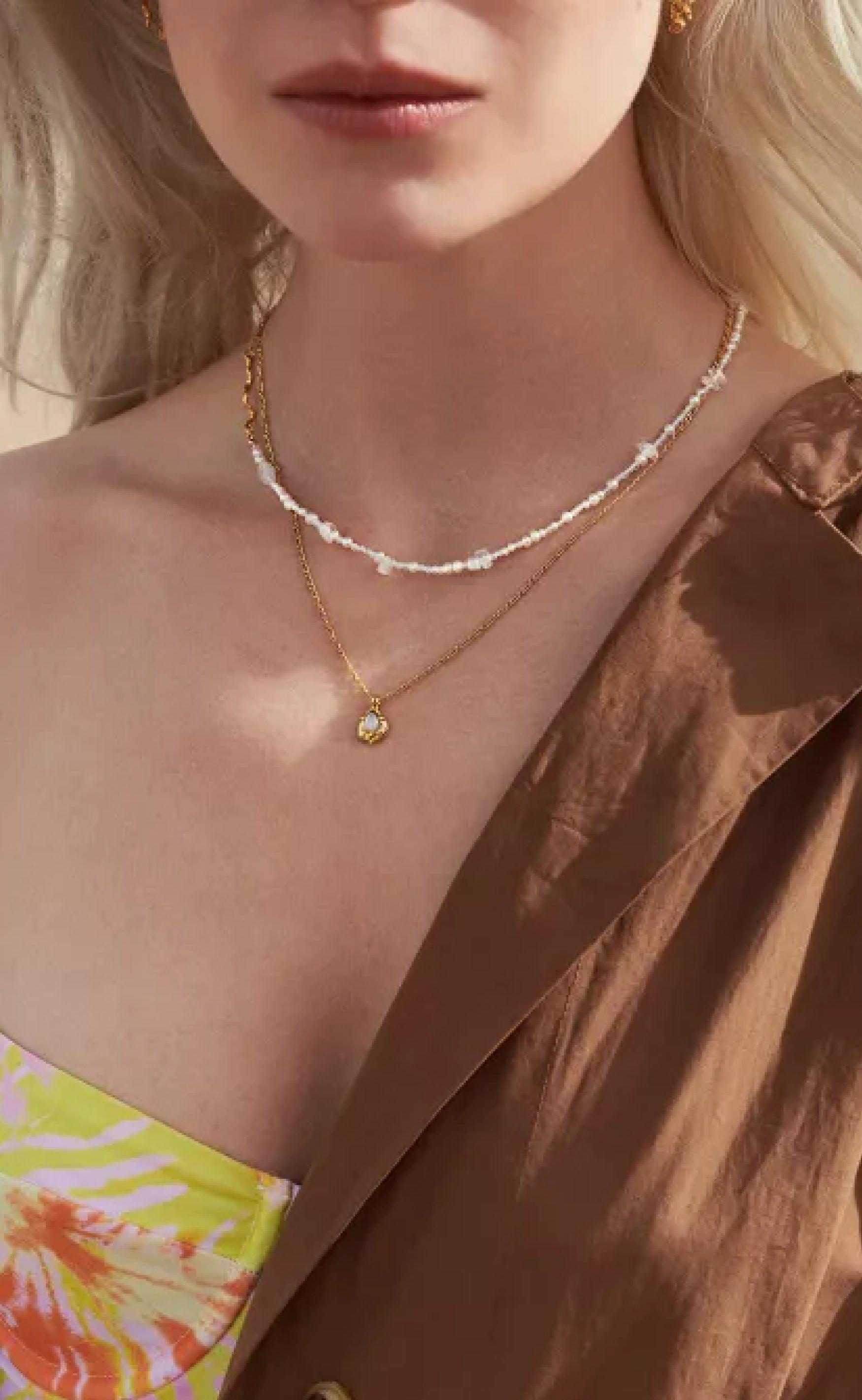 Maanesten Halskæde - Dorith - Gold Colour
