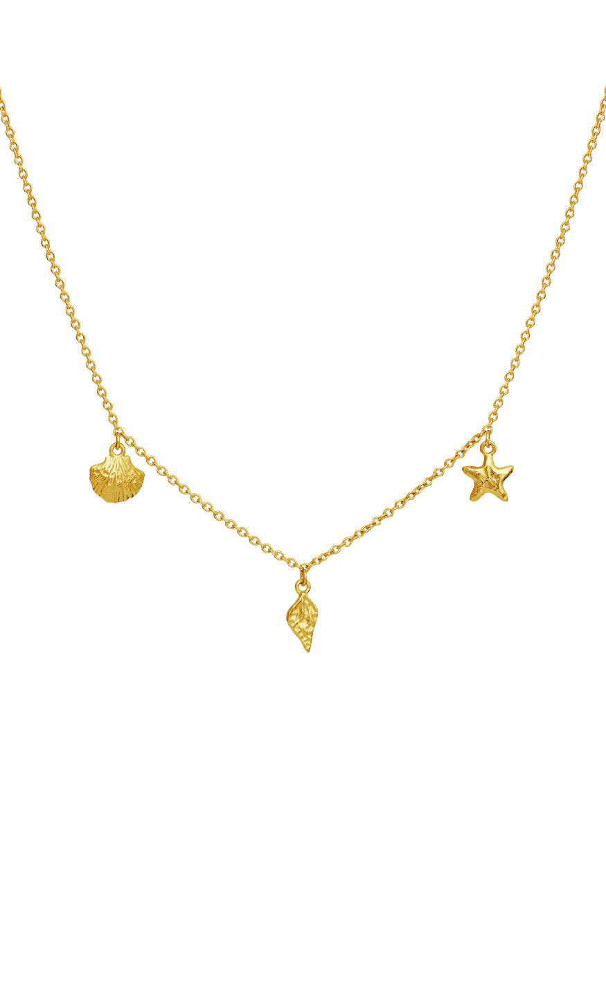 Maanesten Halskæde - Iluka - Gold Colour