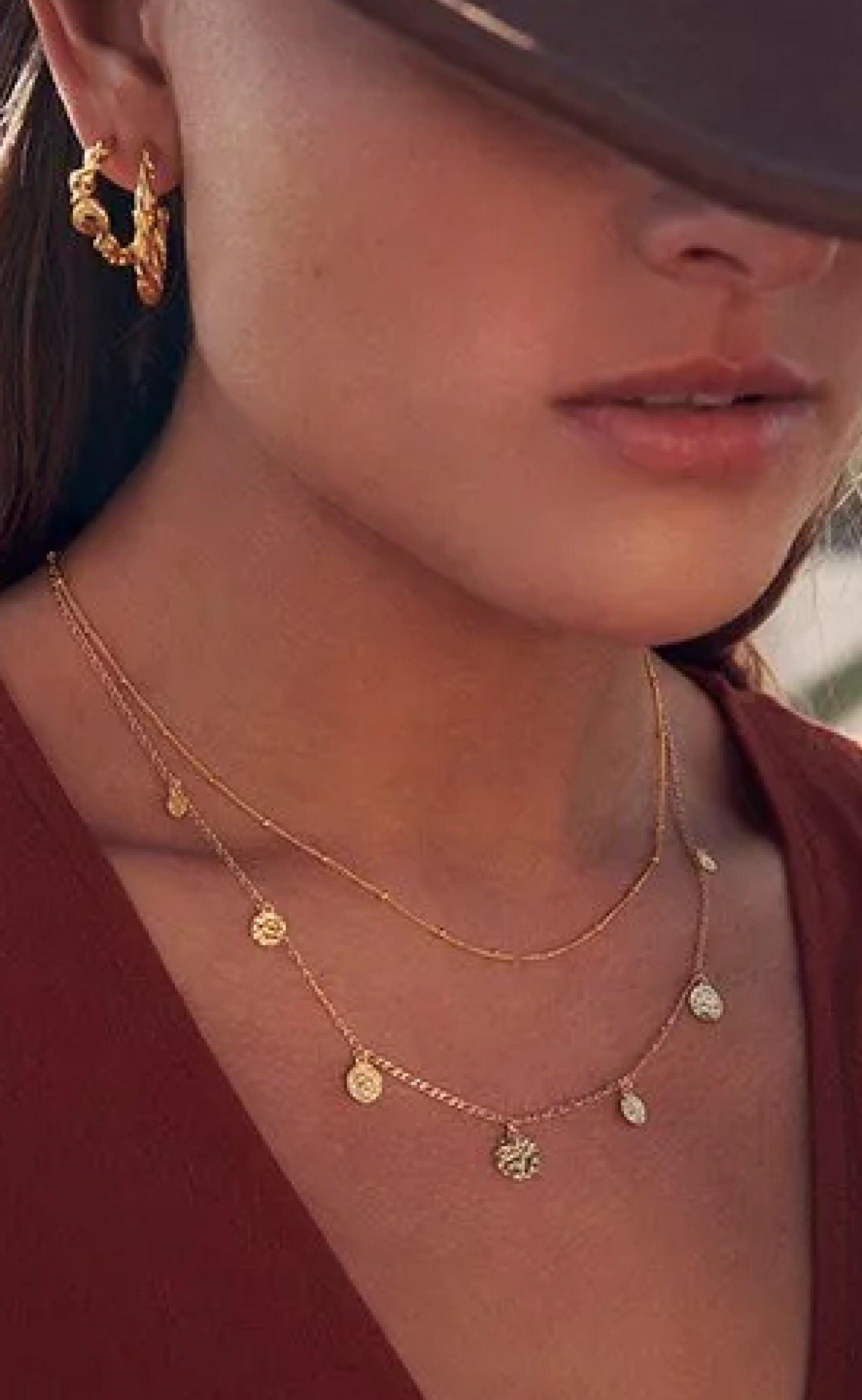 Maanesten Halskæde - Nala - Gold Colour