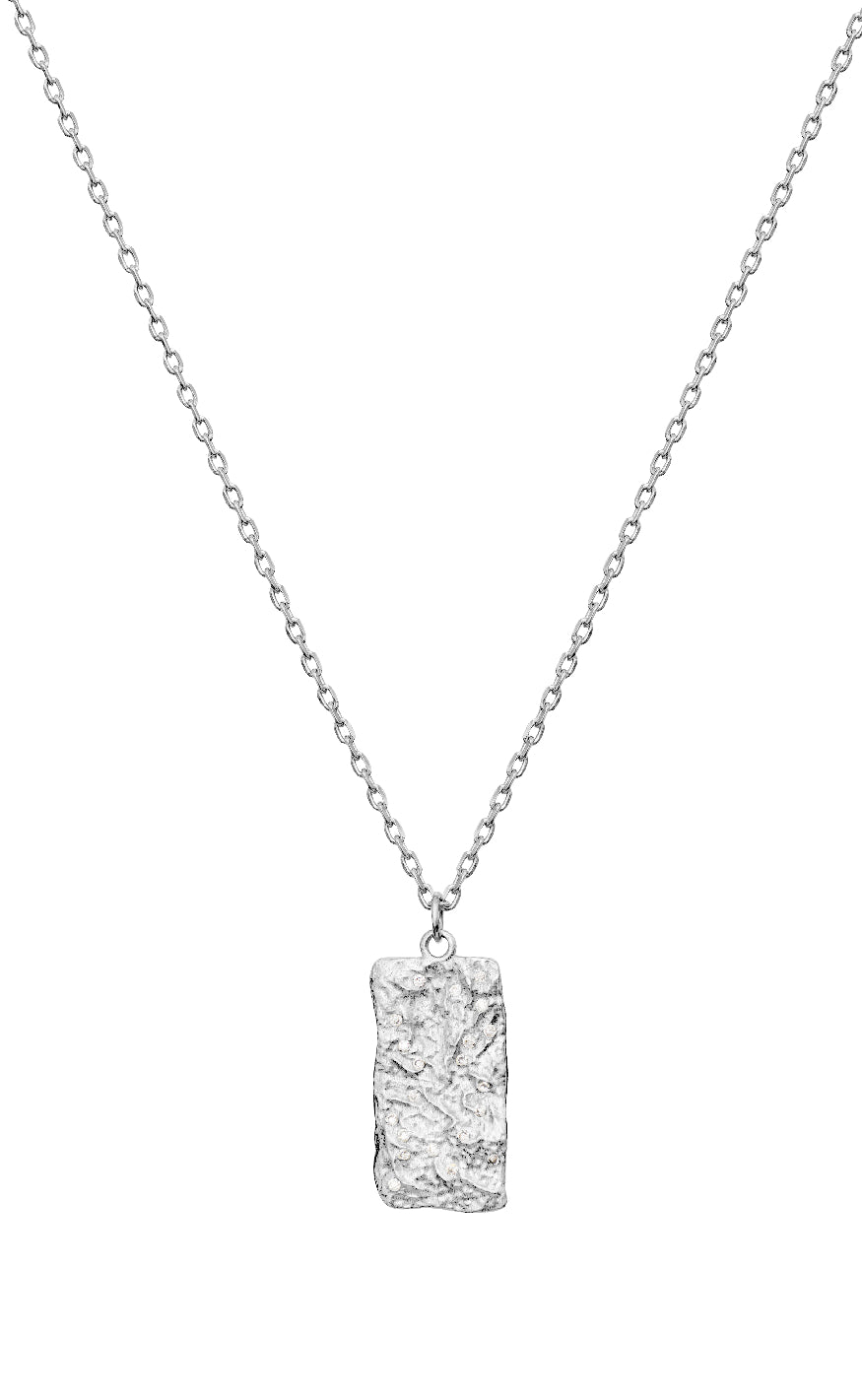 Maanesten Halskæde - Notabene - Silver Colour