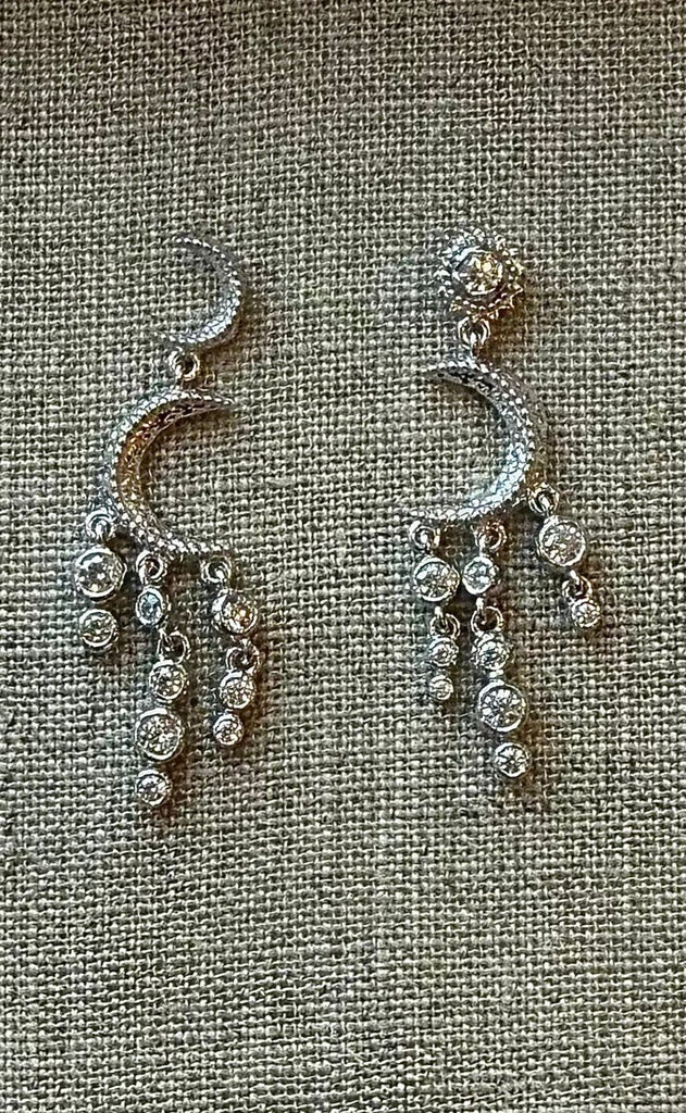 Maanesten Øreringe - Astrea Twinkle - Silver Colour