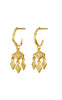 Maanesten Øreringe - Edwina - Gold Colour