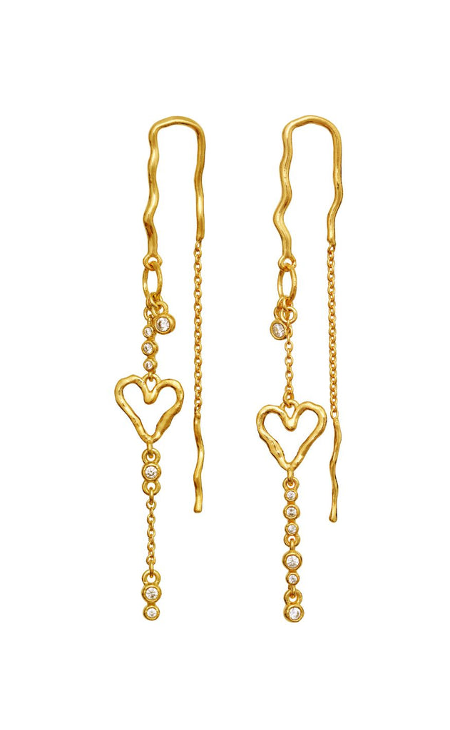 Maanesten Øreringe - Eliori Twinkle - Gold Colour