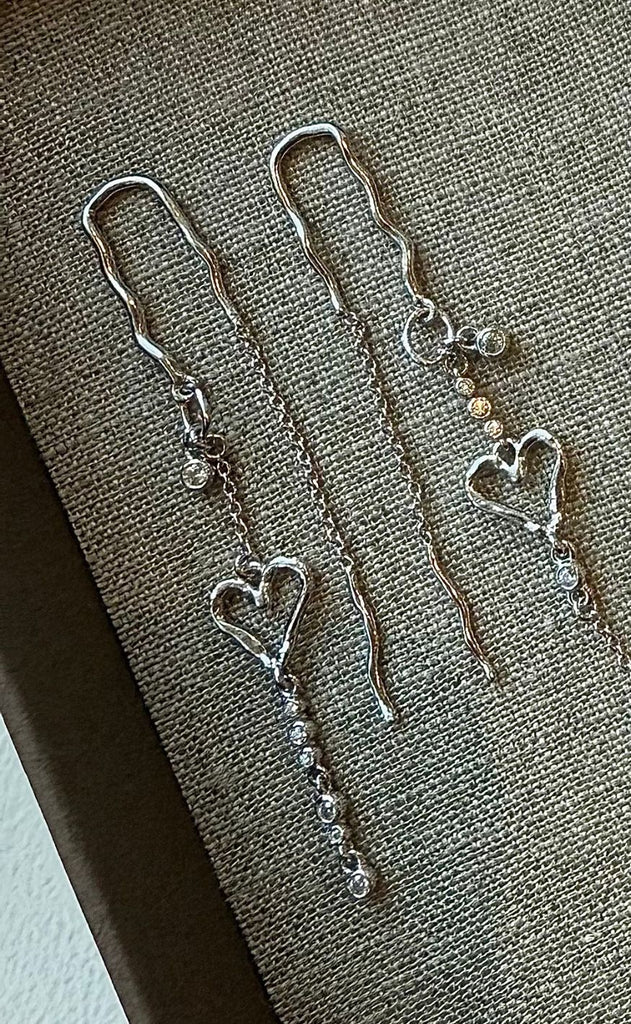 Maanesten Øreringe - Eliori Twinkle - Silver Colour