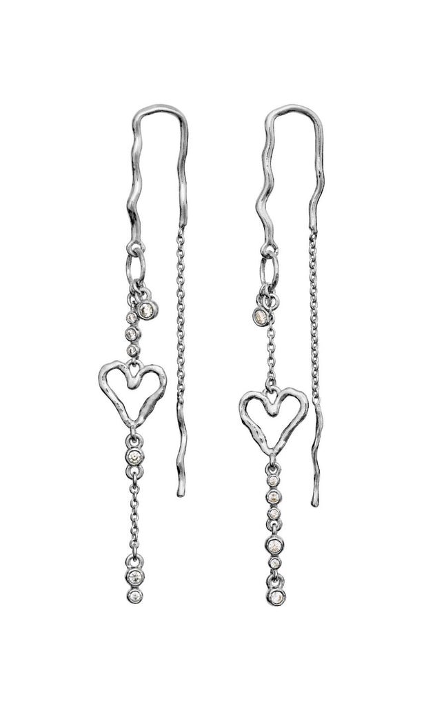 Maanesten Øreringe - Eliori Twinkle - Silver Colour