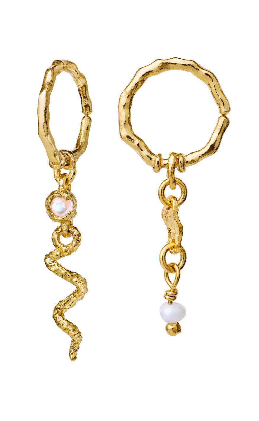 Maanesten Øreringe - Evelyn - Gold Colour