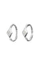 Maanesten Øreringe - Forte - Silver Colour