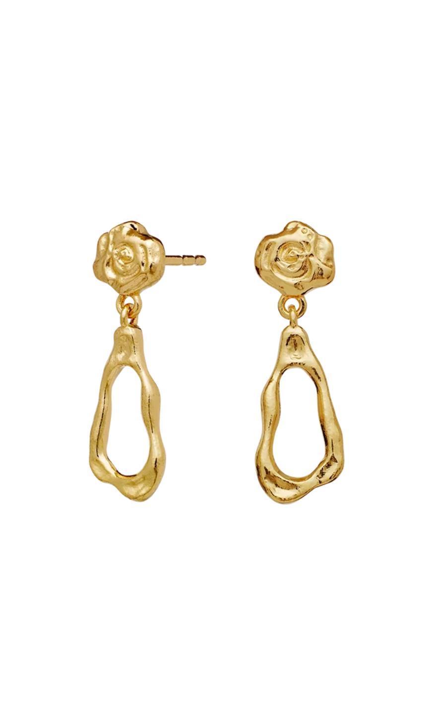 Maanesten Øreringe - Lydia - Gold Colour
