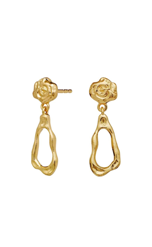 Maanesten Øreringe - Lydia - Gold Colour