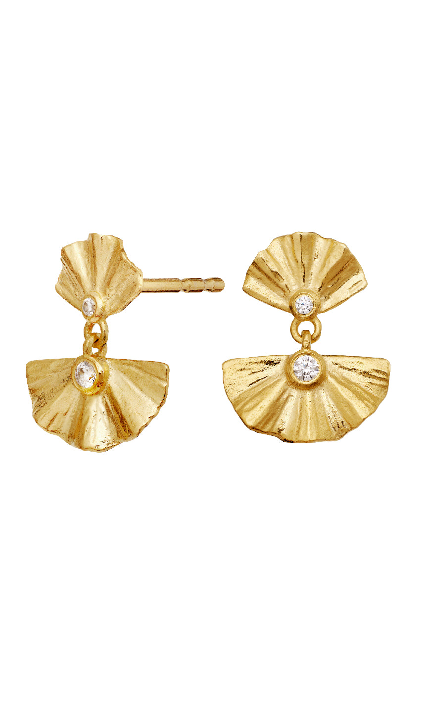 Maanesten Øreringe - Odile - Gold Colour