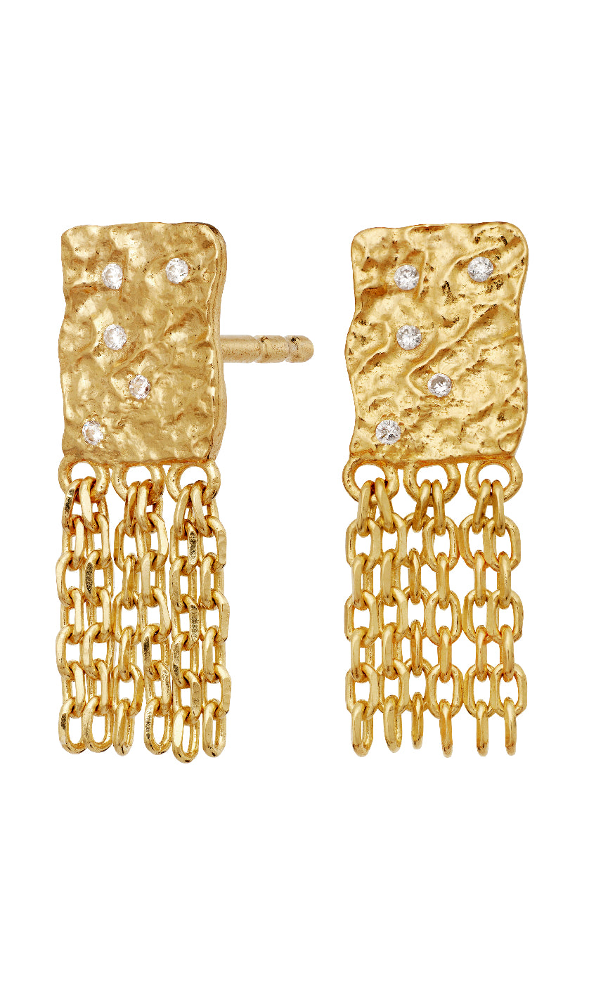 Maanesten Øreringe - Pietra - Gold Colour