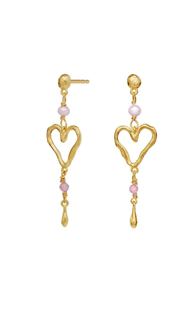 Maanesten Øreringe - Sabi - Gold Colour