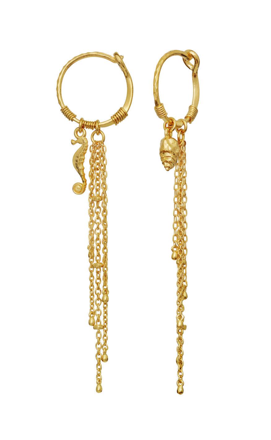 Maanesten Øreringe - Sereia - Gold Colour