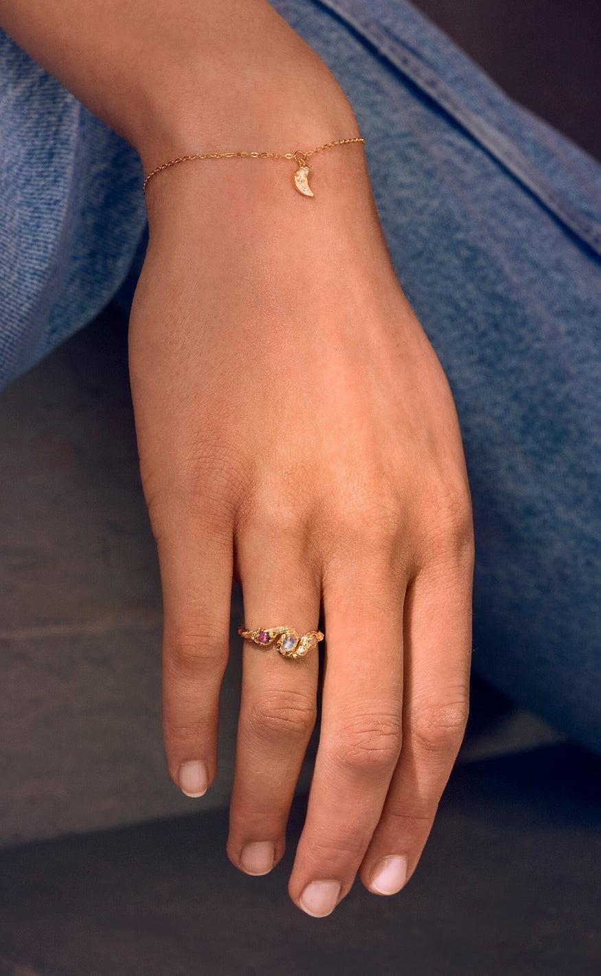 Maanesten Ring - Baila - Gold Colour