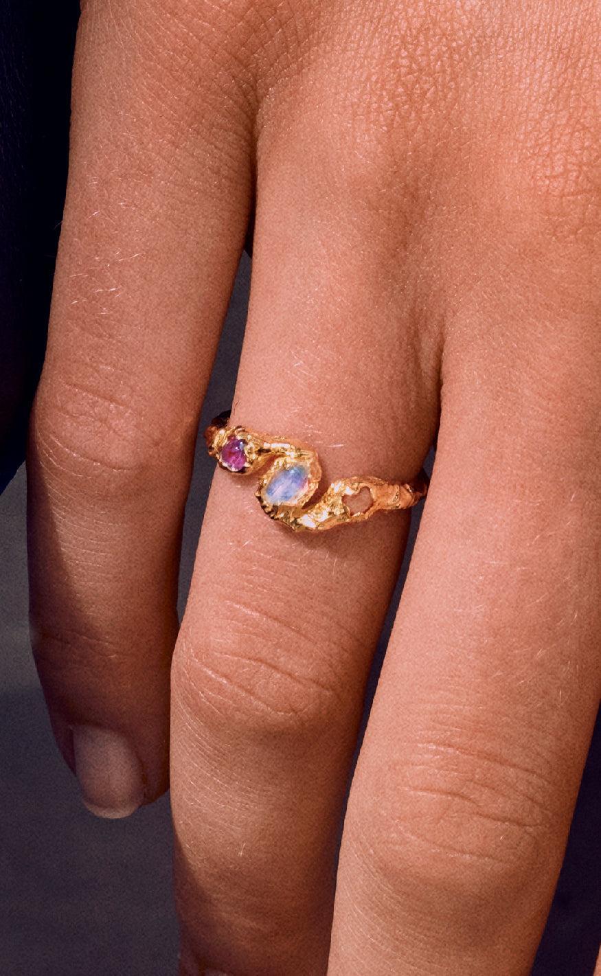Maanesten Ring - Baila - Gold Colour