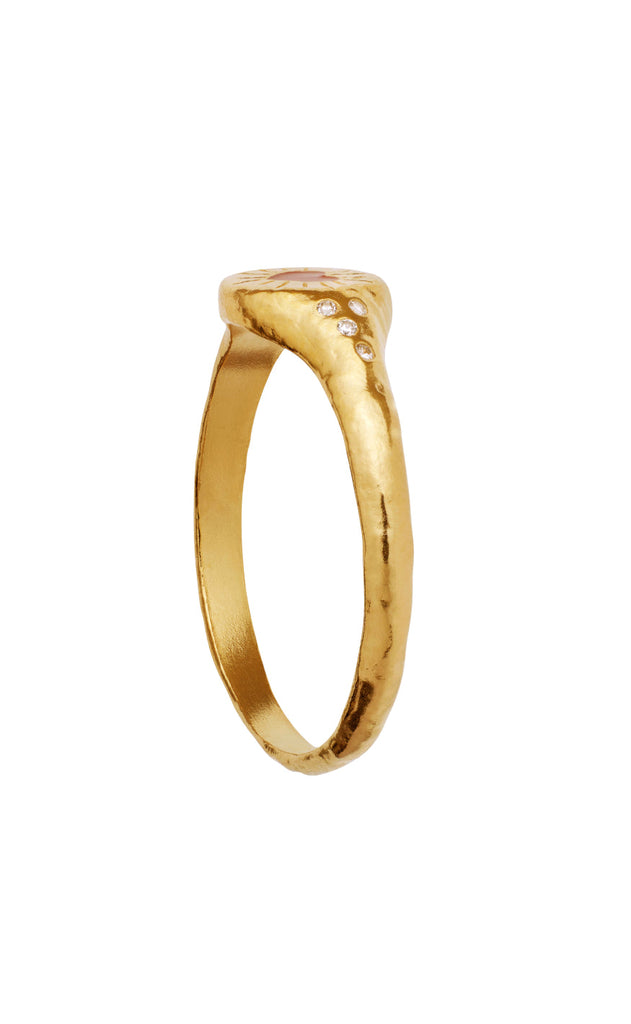 Maanesten Ring - Hayali - Gold Colour