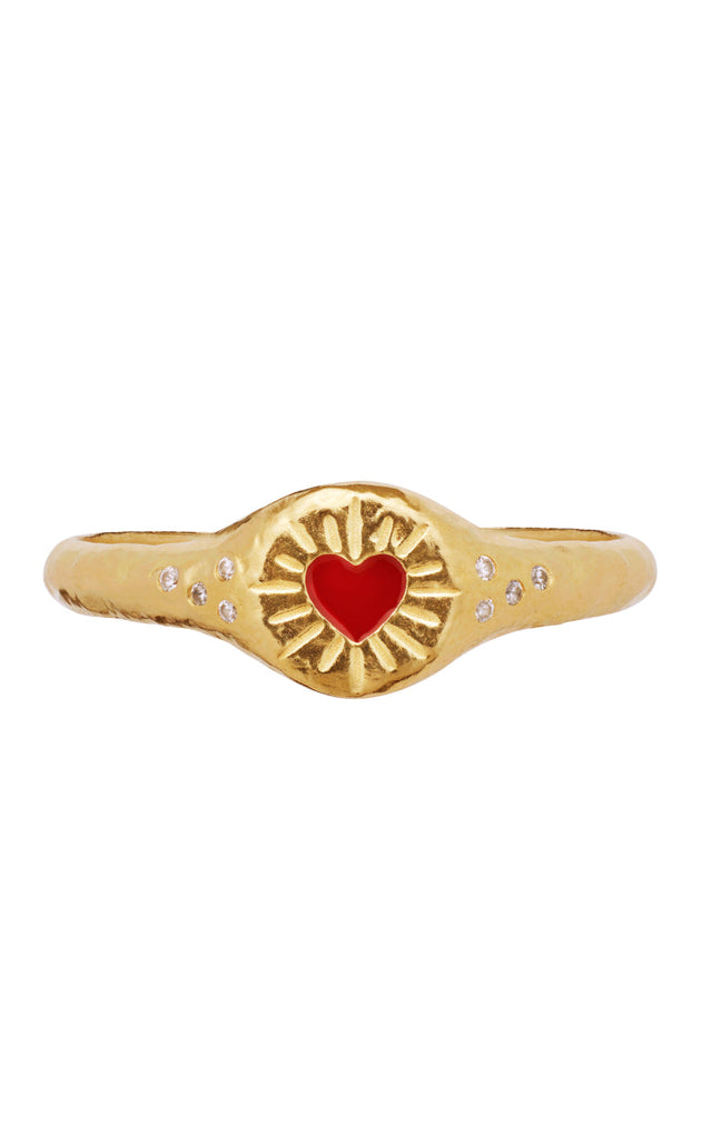 Maanesten Ring - Hayali - Gold Colour