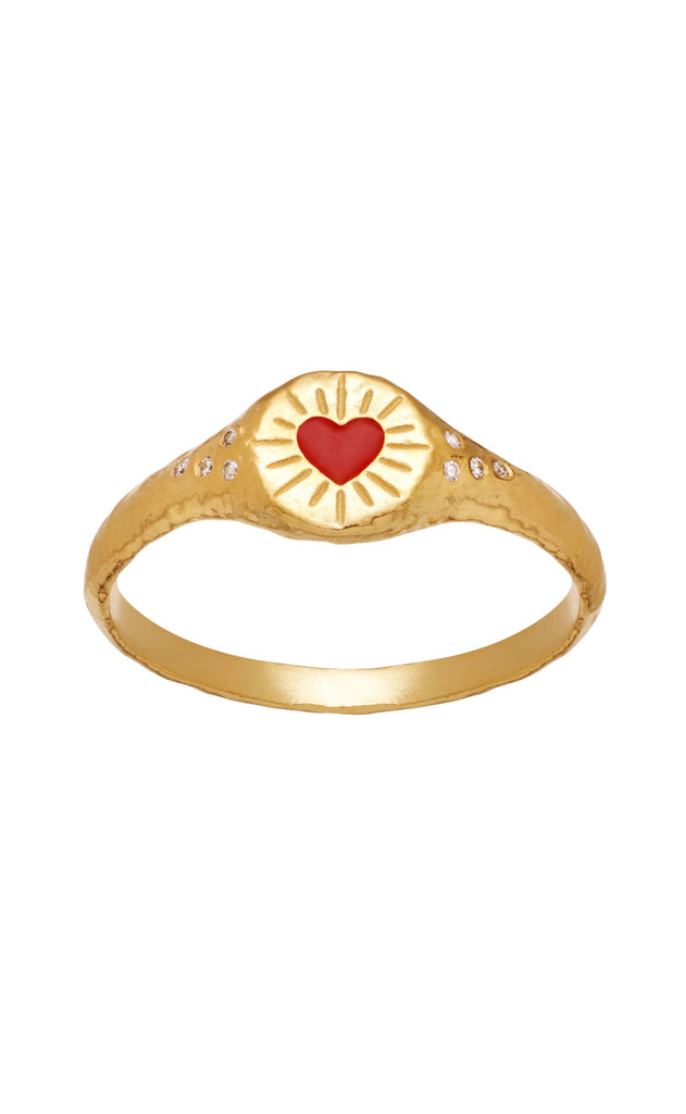 Maanesten Ring - Hayali - Gold Colour