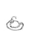 Maanesten Ring - S Alphabet - Silver Colour