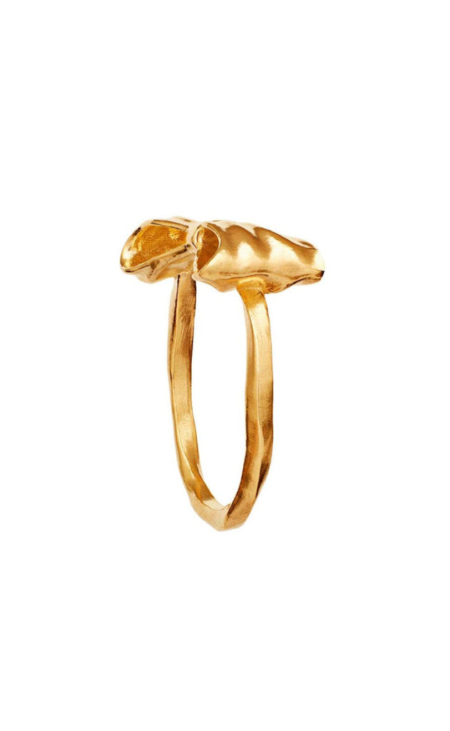 Maanesten Ring - Satin - Forgyldt