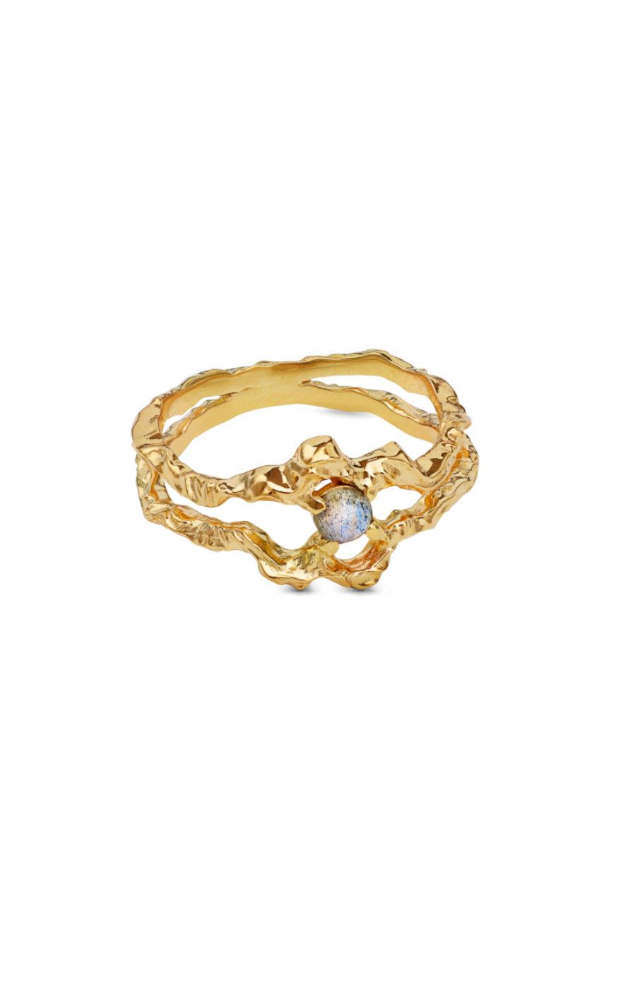Maanesten Ring - Shelly - Gold Colour