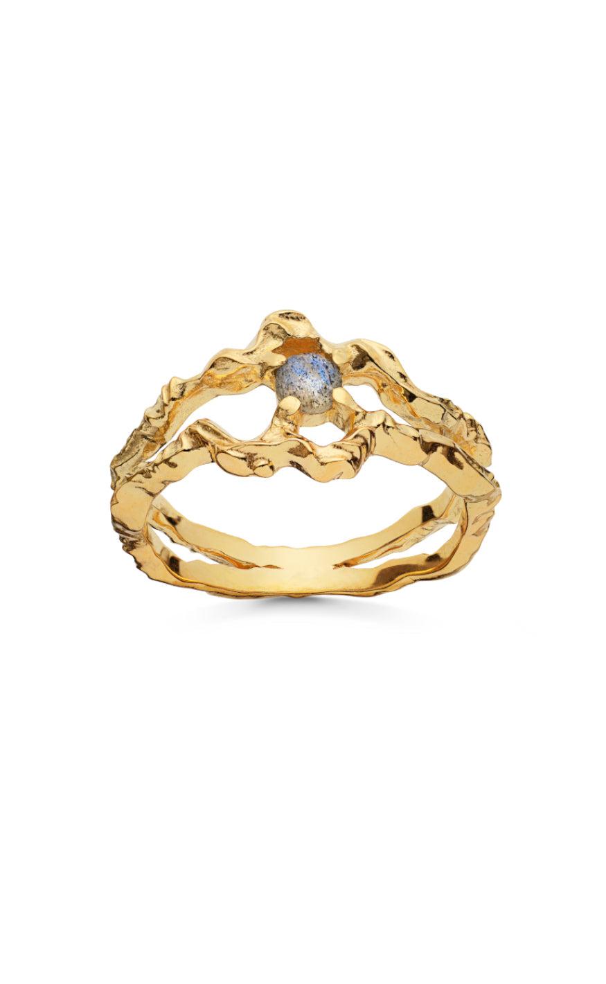 Maanesten Ring - Shelly - Gold Colour
