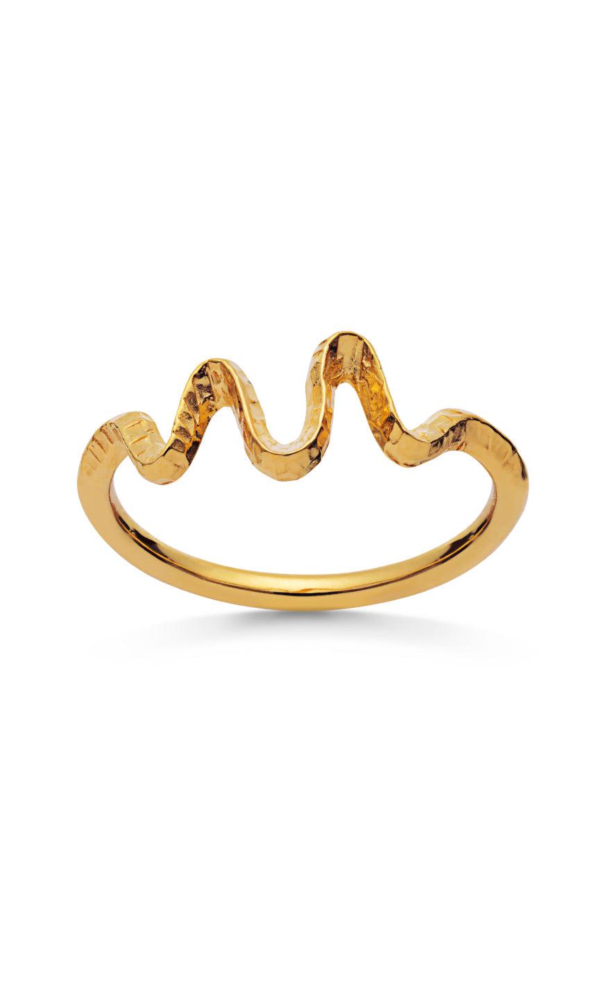 Maanesten Ring - Sonar - Gold Colour