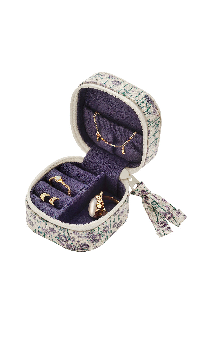 Maanesten Smykkeskrin - Alice - Purple Heart